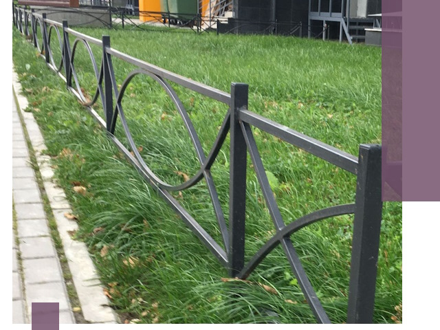 Газонные ограждения из металла в Красном Сулине — монтаж и продажа