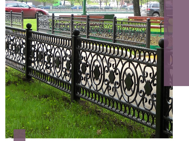 Секционные газонные ограждения под ключ в Красном Сулине