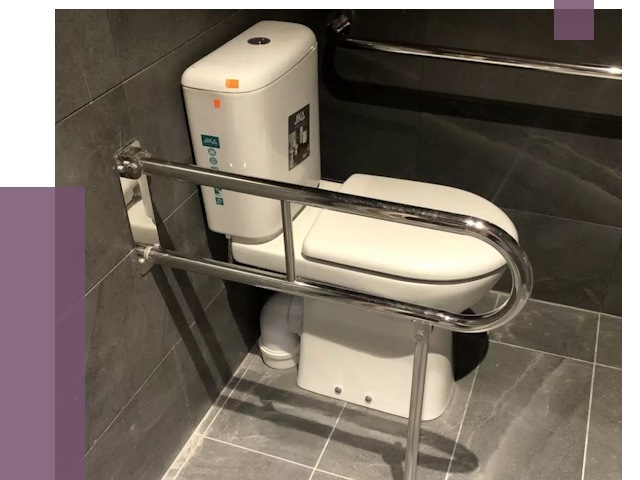 Поручни для санузлов в Красном Сулине от 4287 руб. | ПРОЛЁТ-Крл