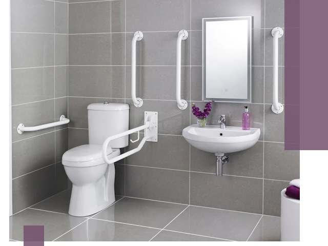 Поручни для санузлов в Красном Сулине: установка, ремонт и монтаж