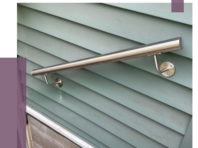 Поручни из нержавеющей стали в Красном Сулине от 7655 руб.  | ПРОЛЁТ-Крл